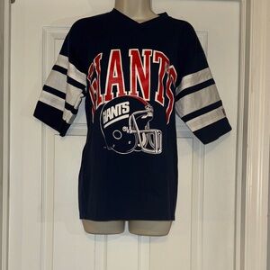 Vintage NY Giants Navy Blue T-Shirt